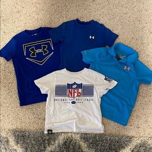 Under Armour Kids Blue and White Shirts Set